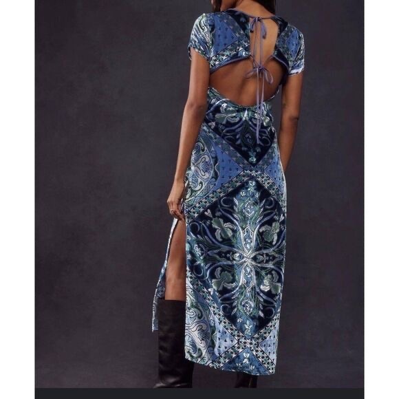New Free People Iris Maxi Dress Size XS - Picture 5 of 8